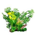 Растение для аквариума Пижон Аква на платформе в виде коряги 18 см