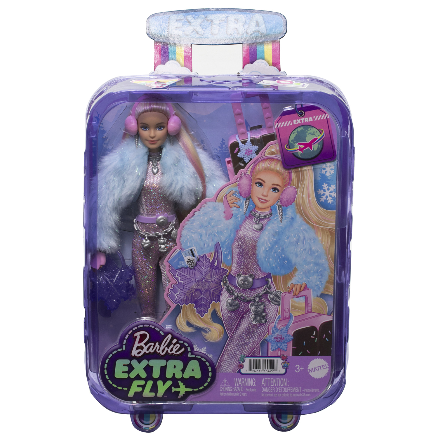 Кукла модельная Barbie Extra Fly Зима HPB16 - фото 5
