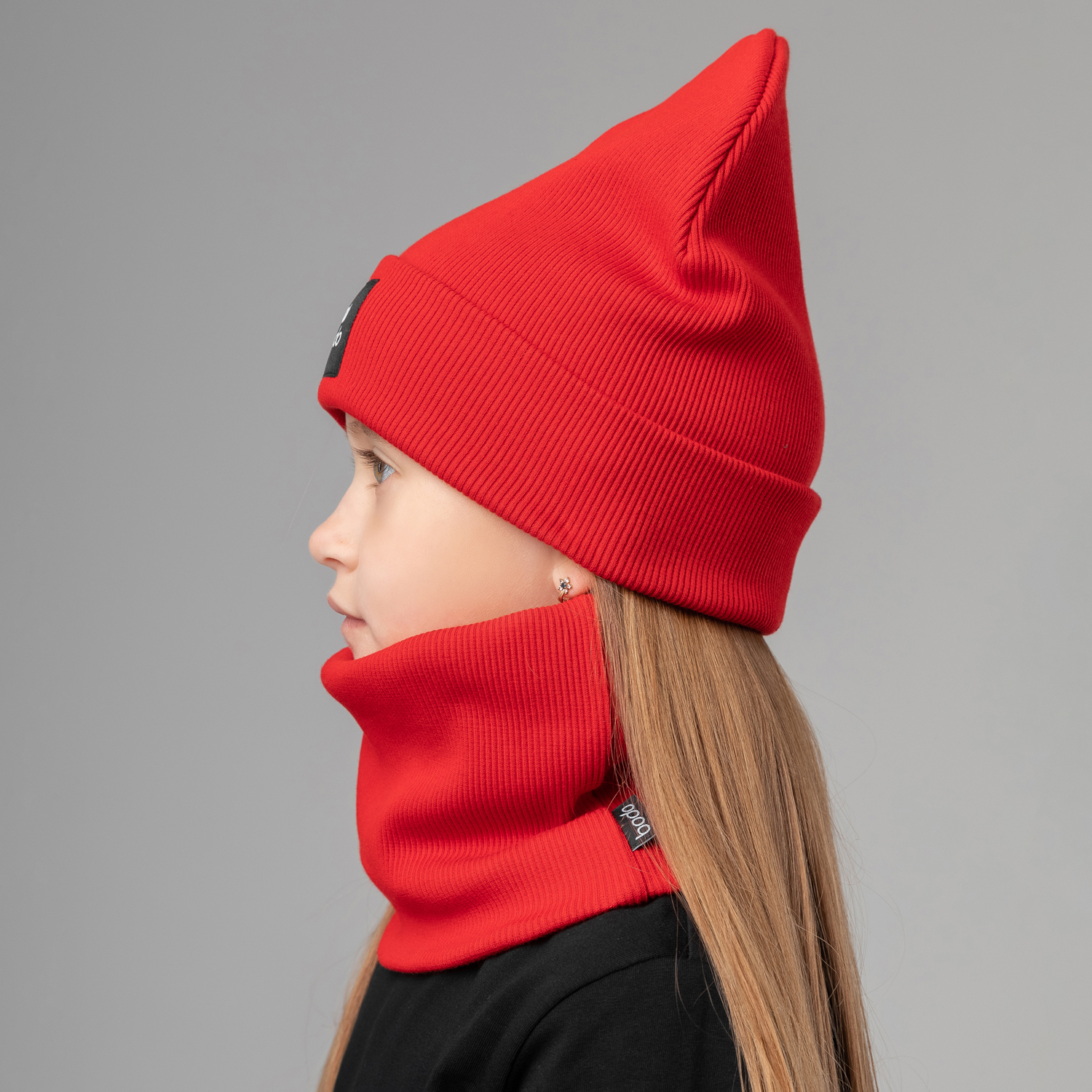 Шапка и снуд Bodo 13-180U_красный - фото 2