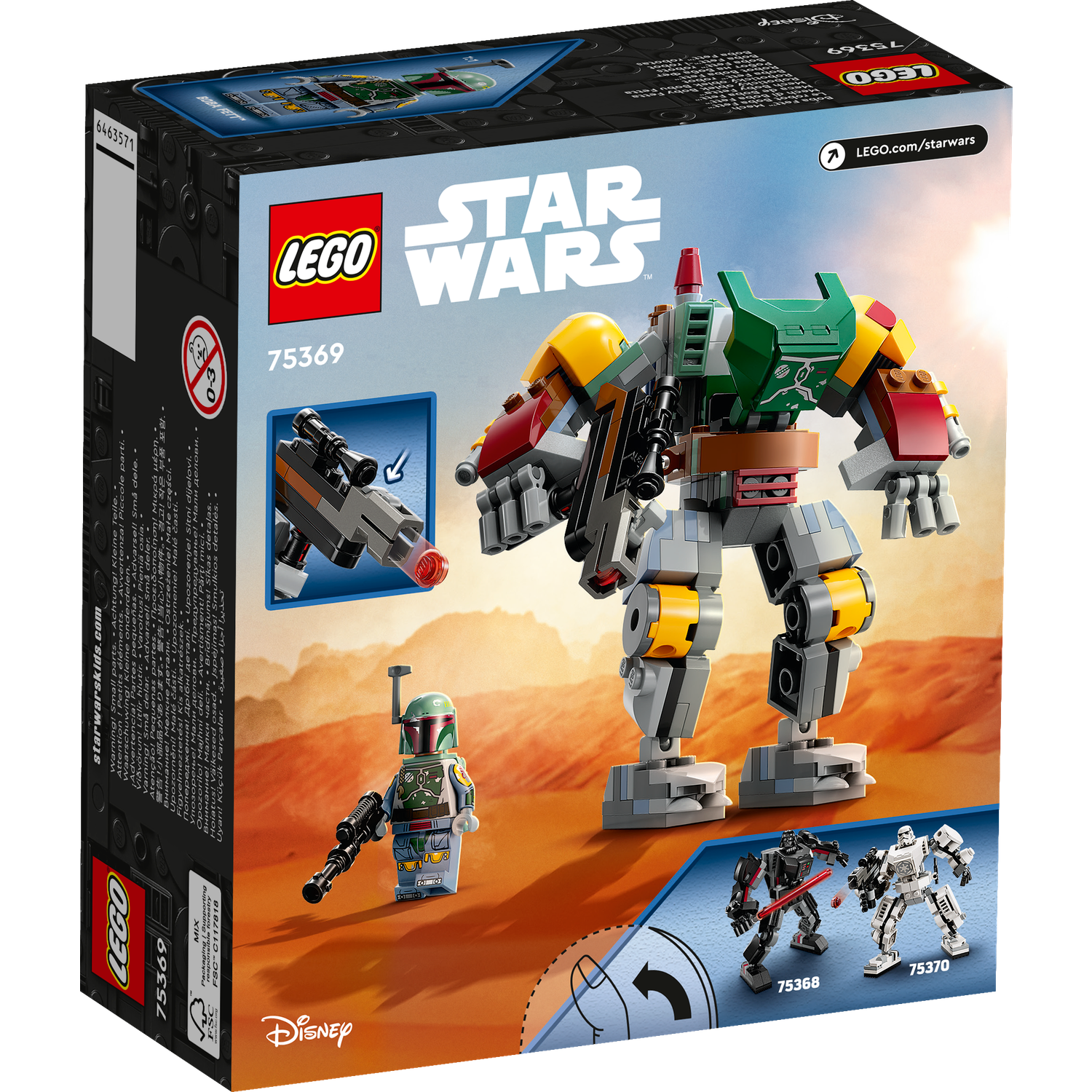 Конструктор LEGO Star Wars Boba Fett Mech 155 дет. - фото 13