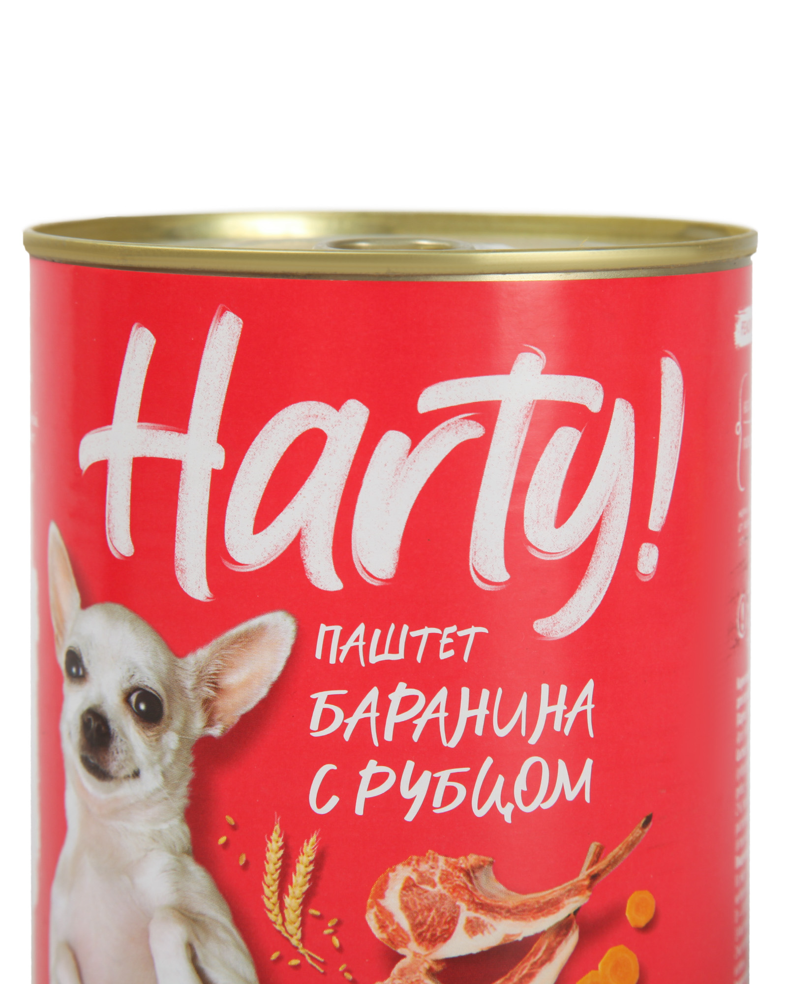 Корм для взрослых собак всех пород Harty консервированный полнорационный паштет из баранины с рубцом 850г - фото 6