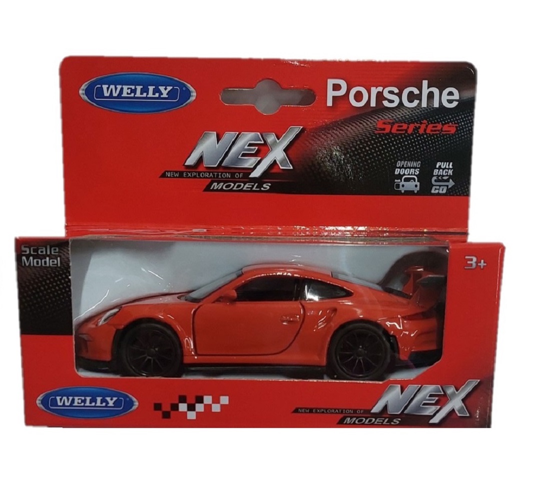 Автомобиль Welly Porsche 1:38 43746W-O - фото 1