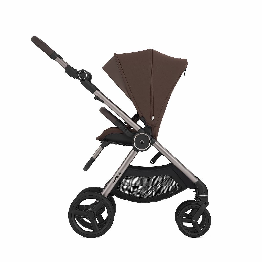 Коляска 2в1 Anex IQ Premium коричневый - фото 6