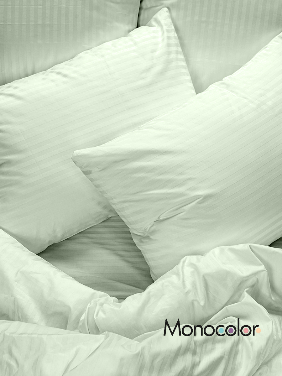 Комплект постельного белья Monocolor 6466 семейный 7 предм. - фото 8