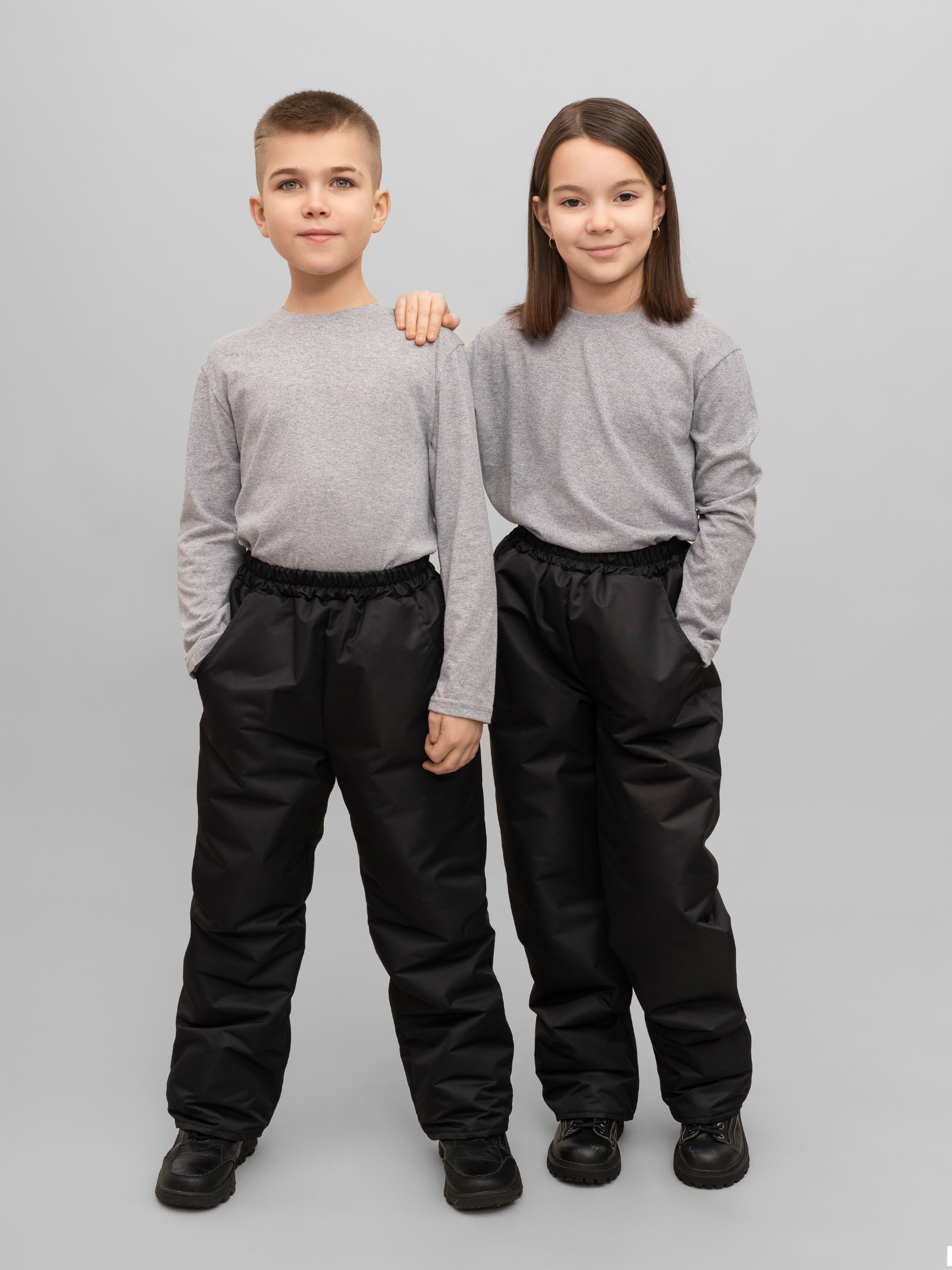 Брюки Arctic kids 10-025 черный - фото 4