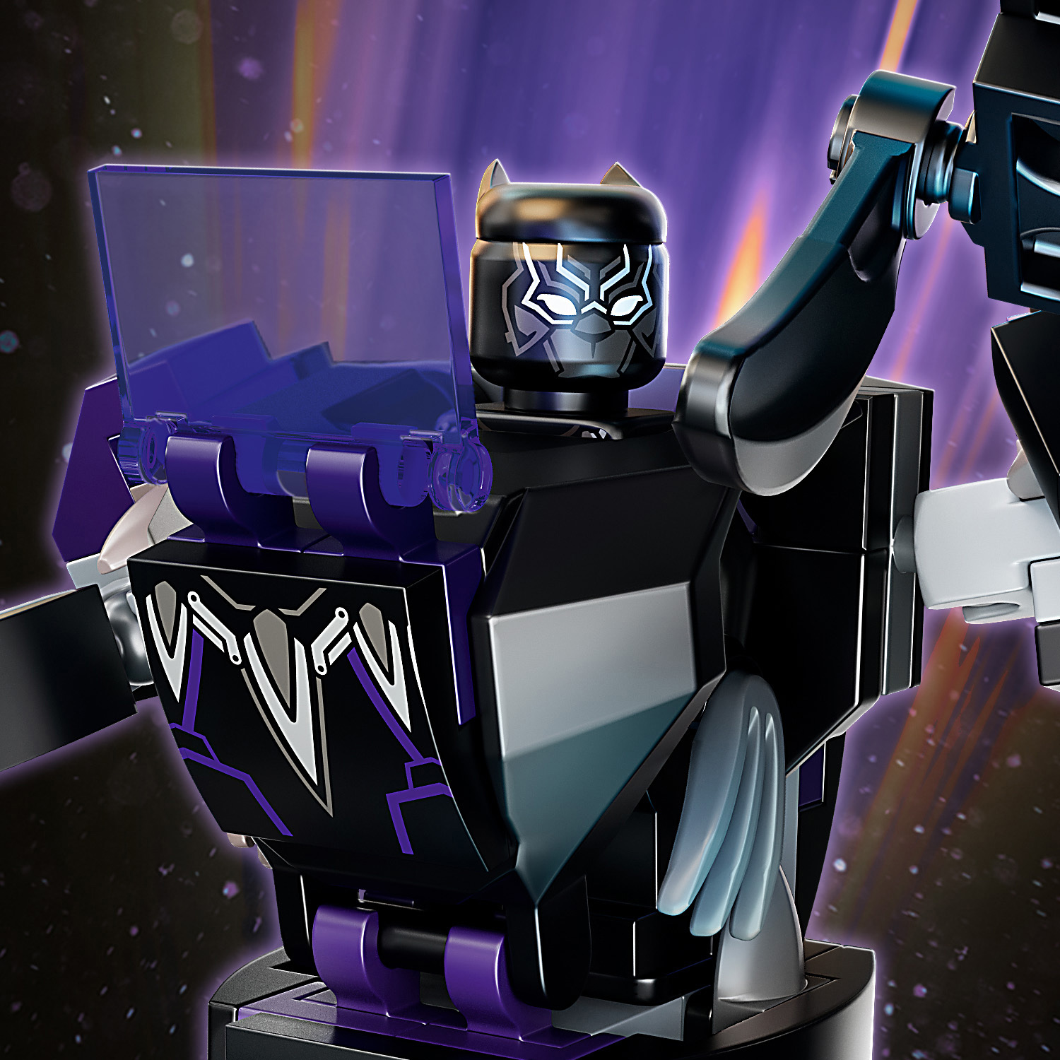 Конструктор LEGO Marvel Super Heroes Black Panther Mech Armor 124 дет. - фото 5