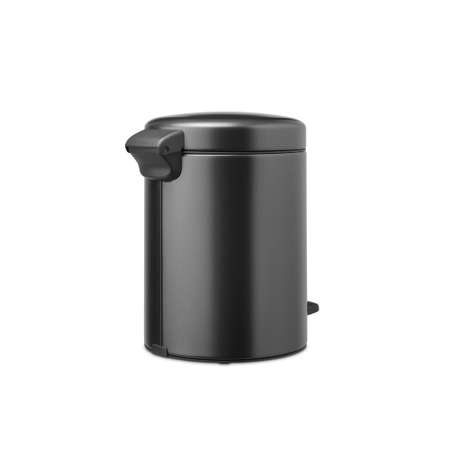 Бак мусорный Brabantia NewIcon с педалью темно-серый 5л 233463