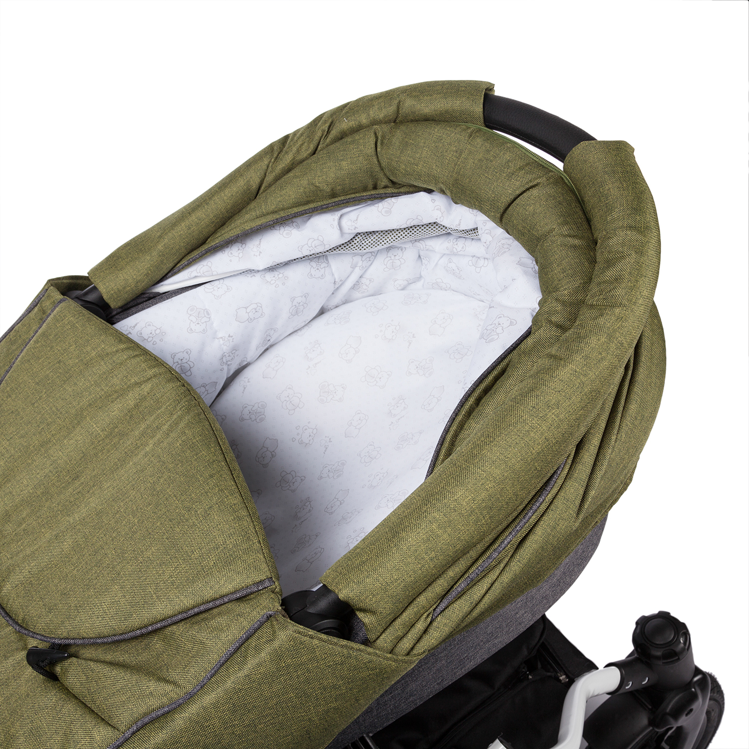Коляска 2в1 Babyton Dizzy Dark Green - фото 8