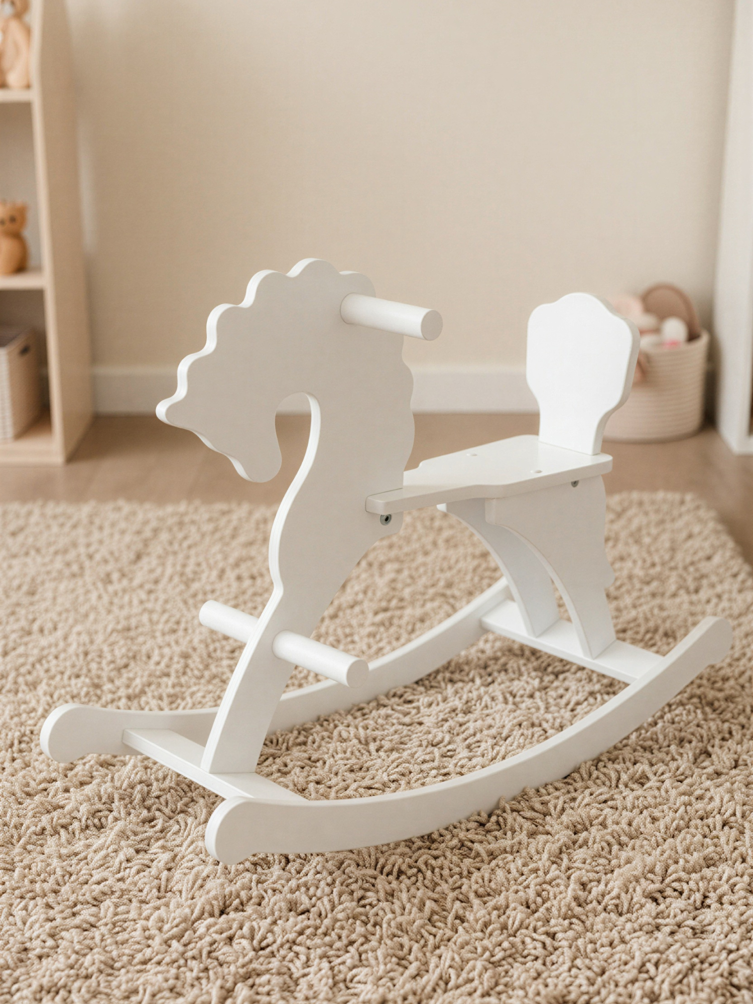 Качалка PAPPADO Лошадка белый - фото 8