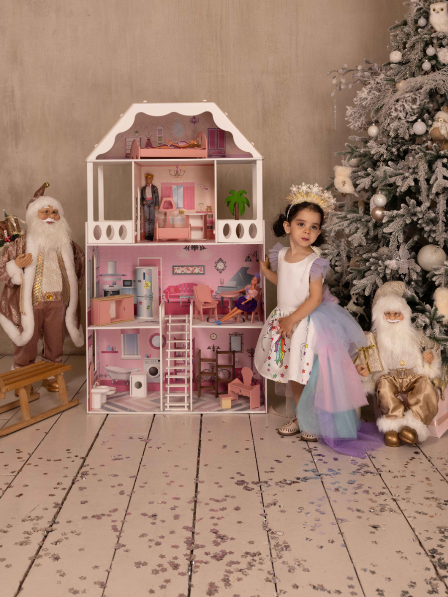 Домик для кукол PAREMO 135 см с мебелью PD318 - фото 2