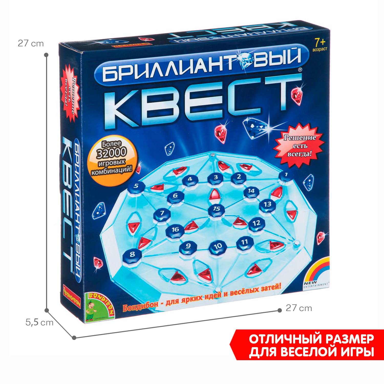 Настольная игра Bondibon ходилка Бриллиантовый квест - фото 7