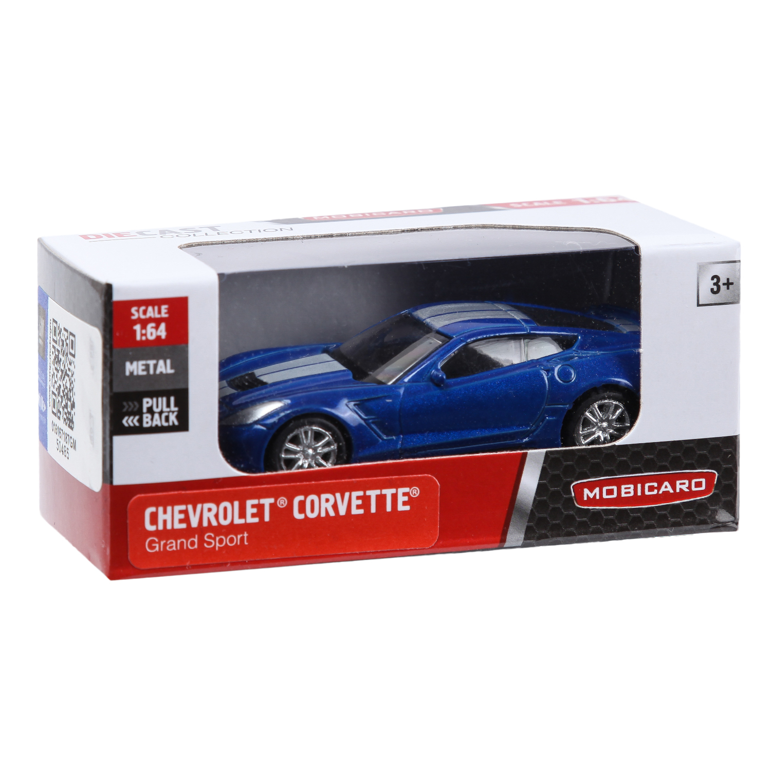 Автомобиль Mobicaro Chevrolet Corvette Grand Sport 1:64 в ассортименте 354033C - фото 4