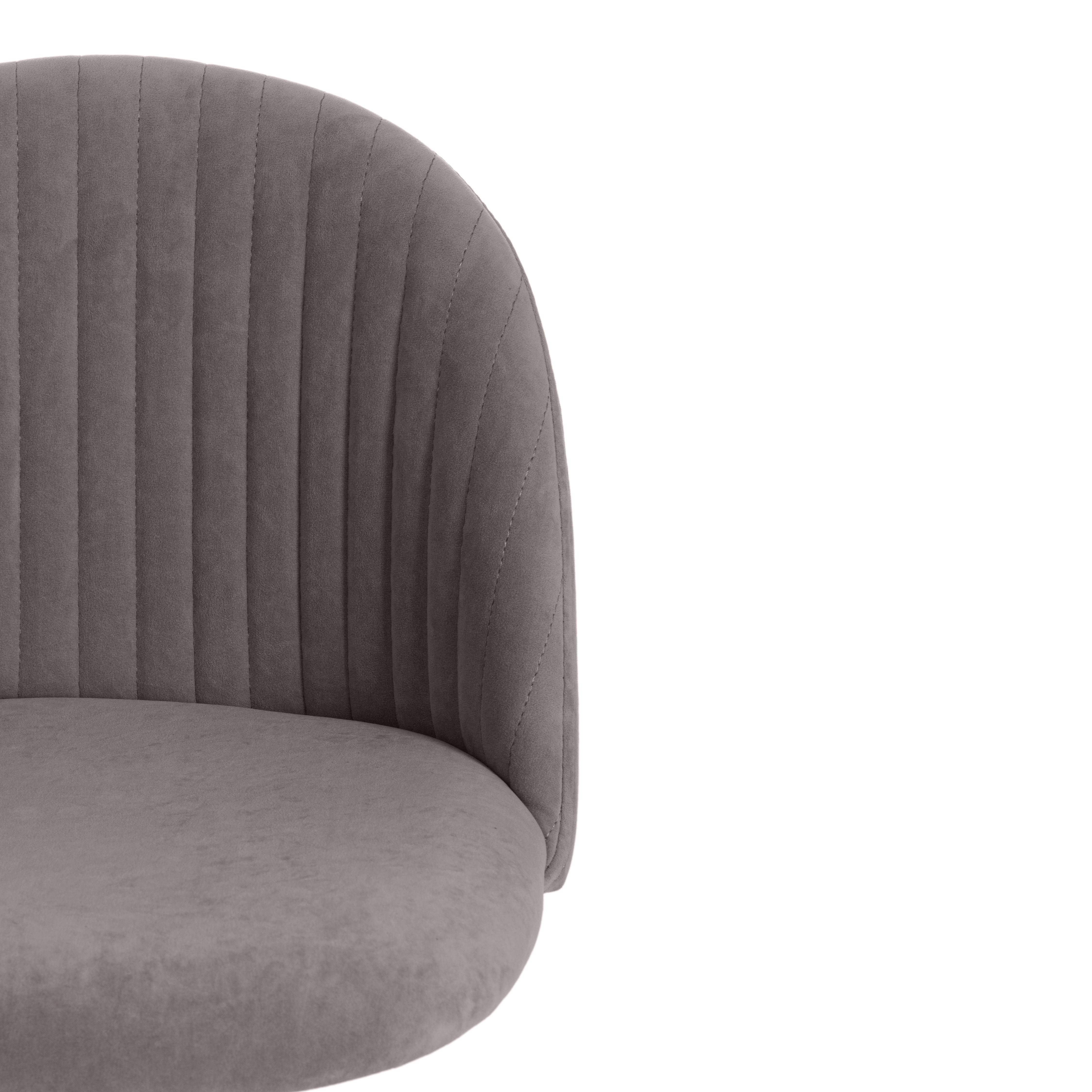 Компьютерное кресло TETCHAIR флок серый - фото 16