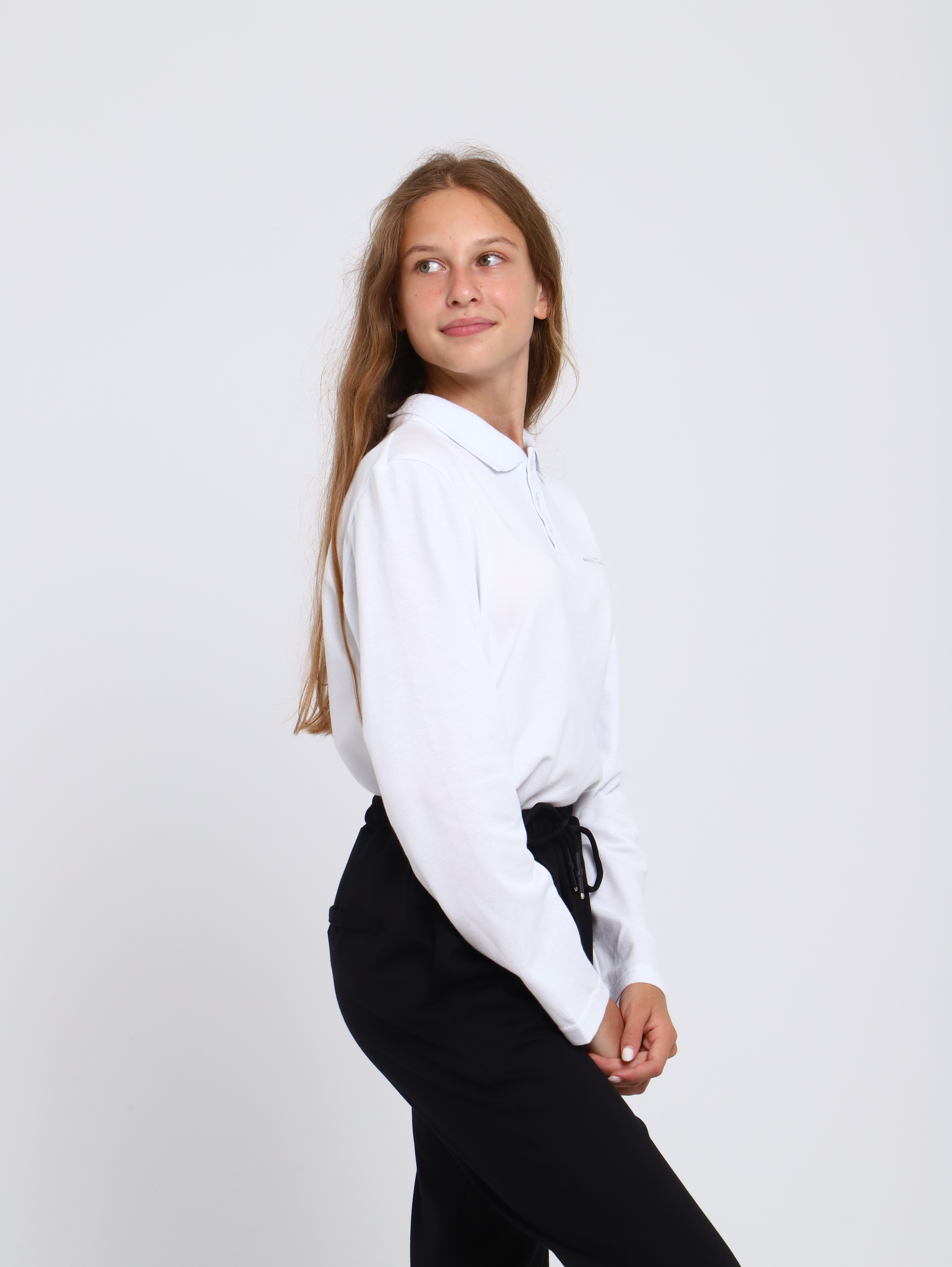 Поло ЛАДОШКИ Рубашка Василий белый - фото 16