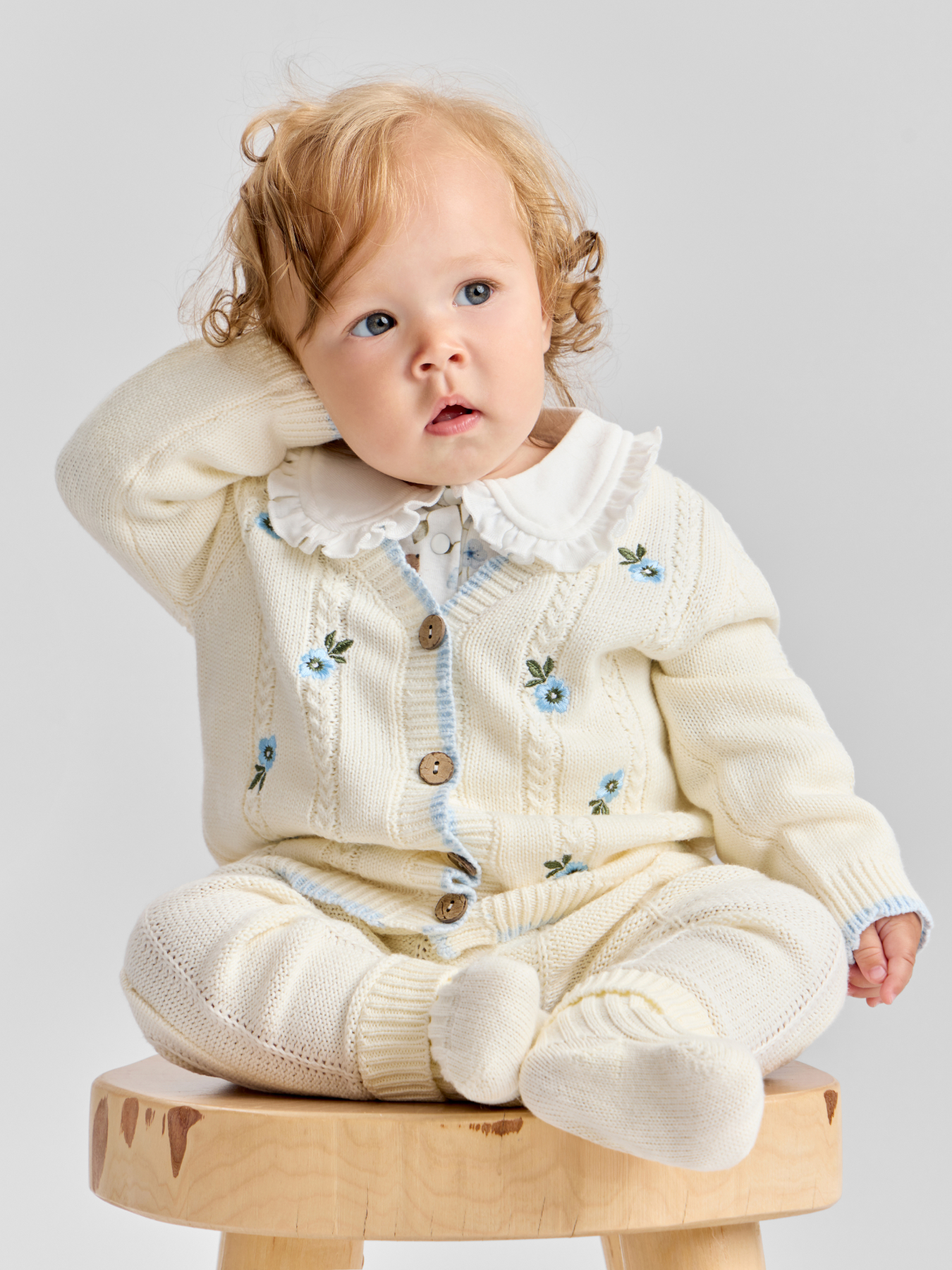 Кардиган Happy Baby 88348_milky - фото 1