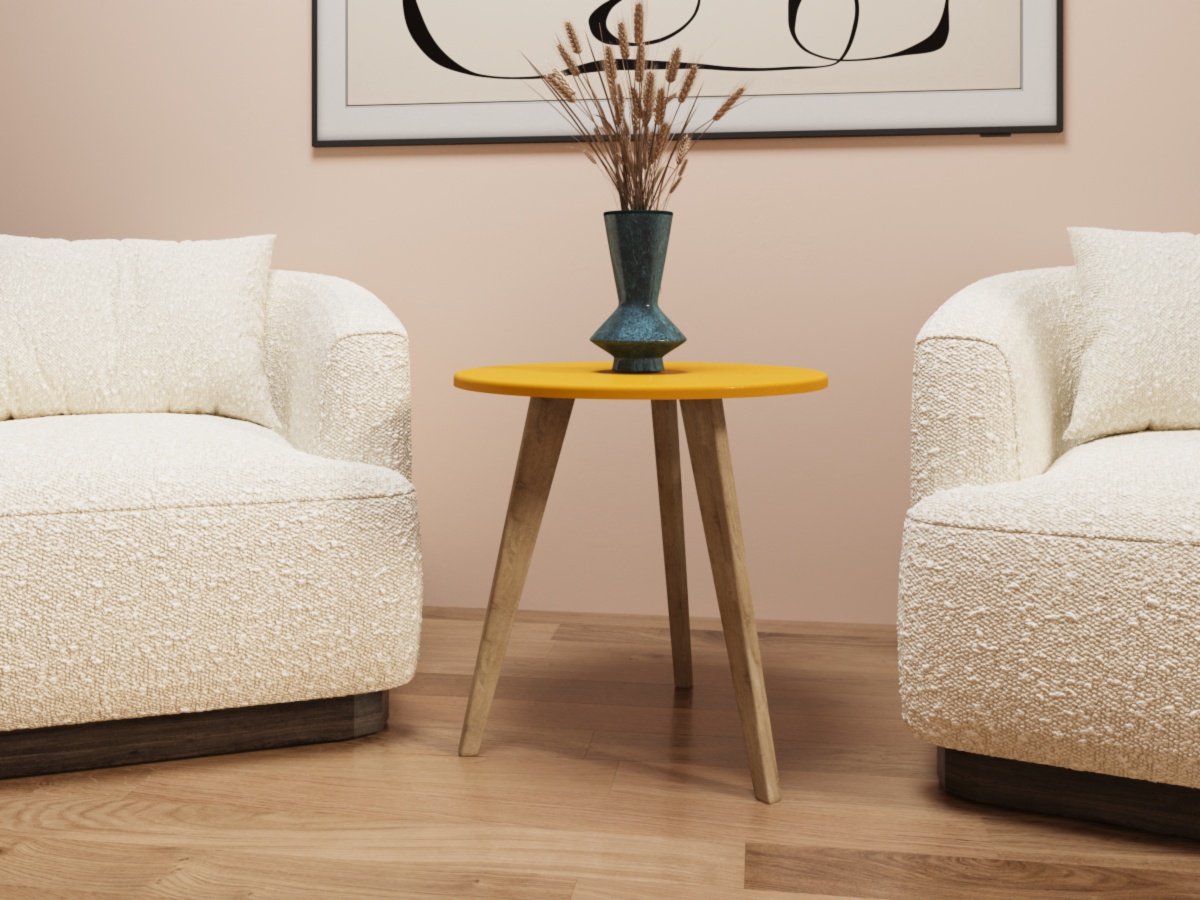 Стол журнальный SLINE Лайл Желтый - фото 9