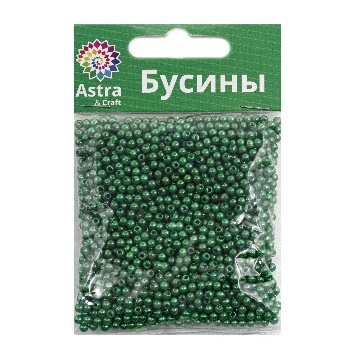 Набор для творчества Astra Craft Бусины 3 мм 20 г круглые - фото 6