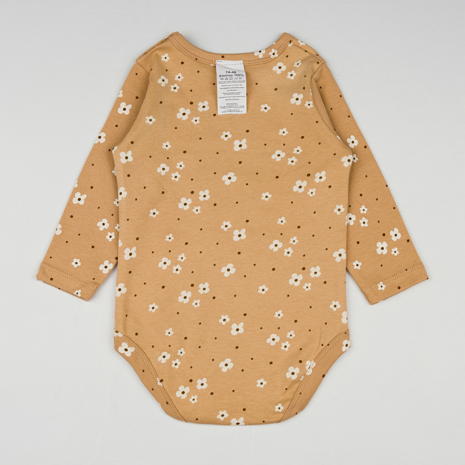 Боди Linas baby 1989-9_Кофейный - фото 5