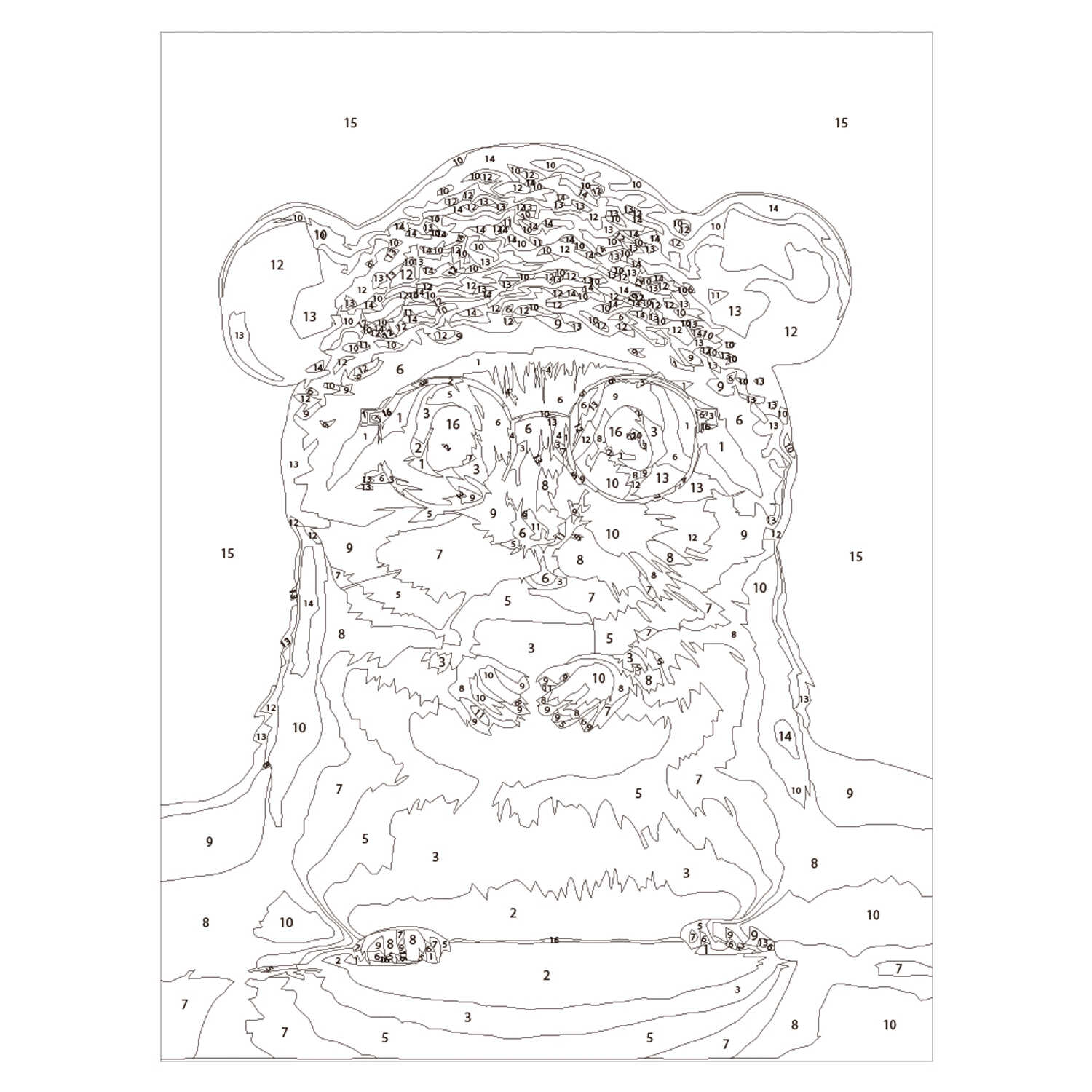 Картина по номерам Феникс + Хомяк - фото 2