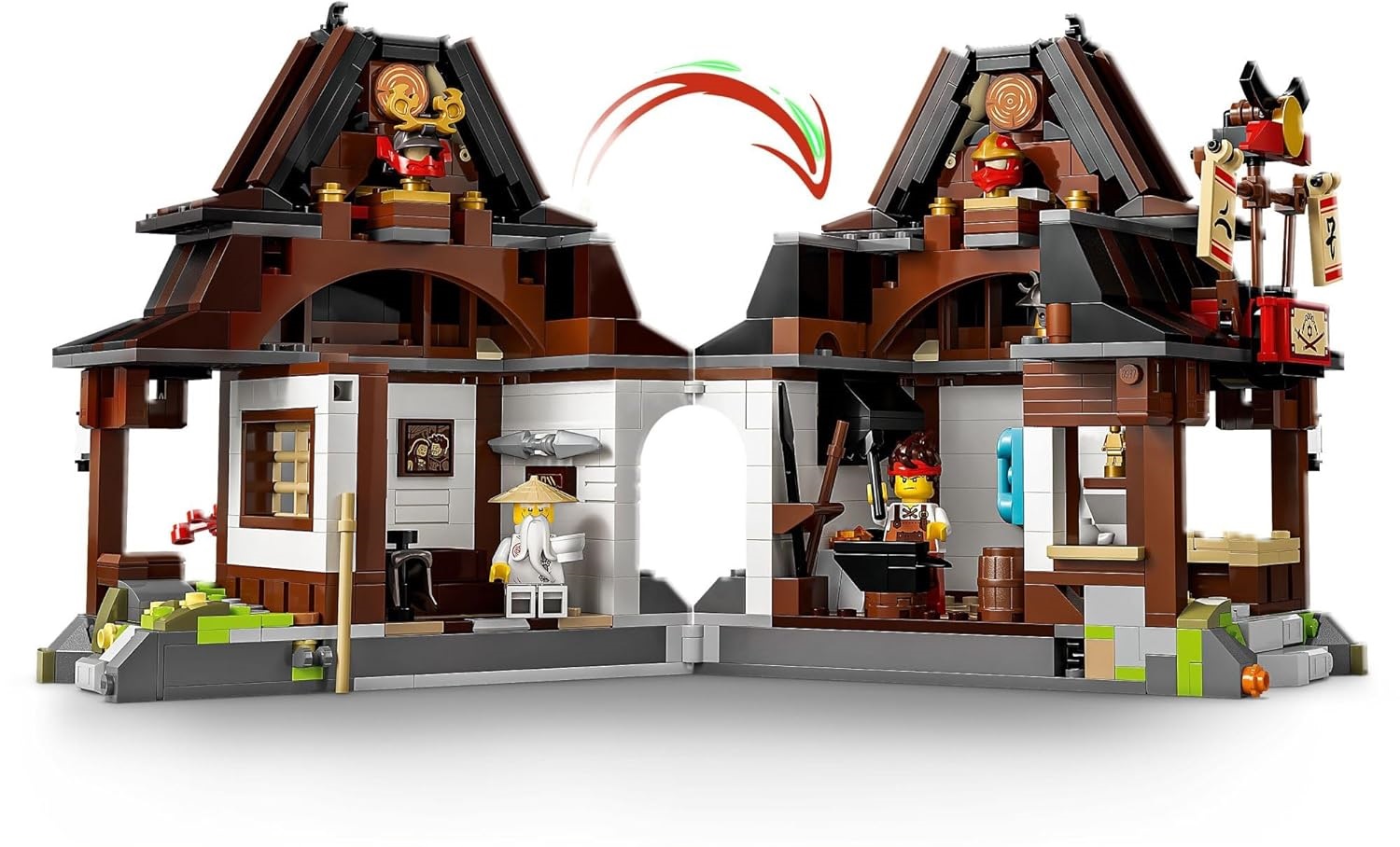 Конструктор LEGO NINJAGO Кузница Ниндзя 1259 дет. - фото 3