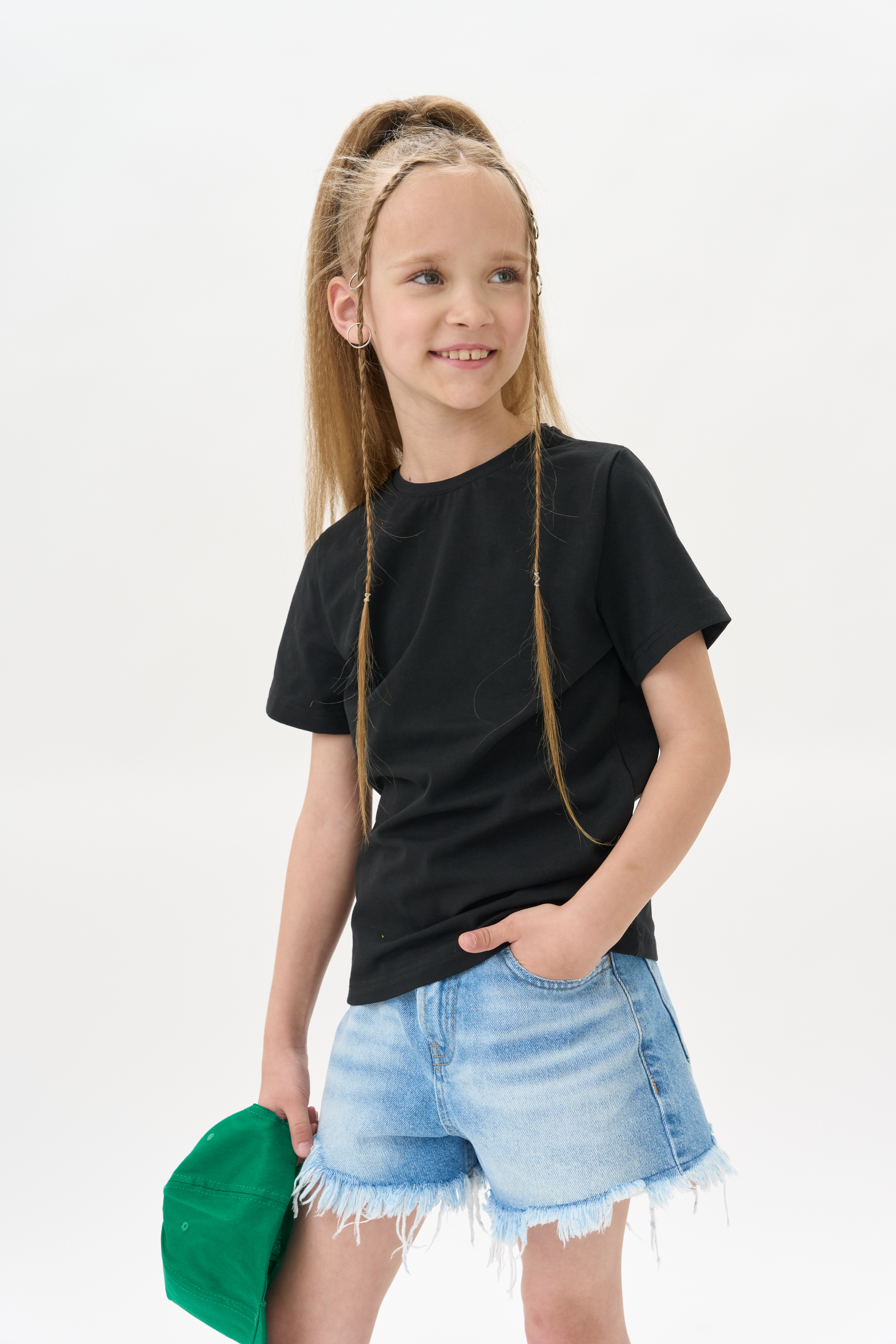 Футболка UZCOTTON UZ-F-K-EL/Черный - фото 1