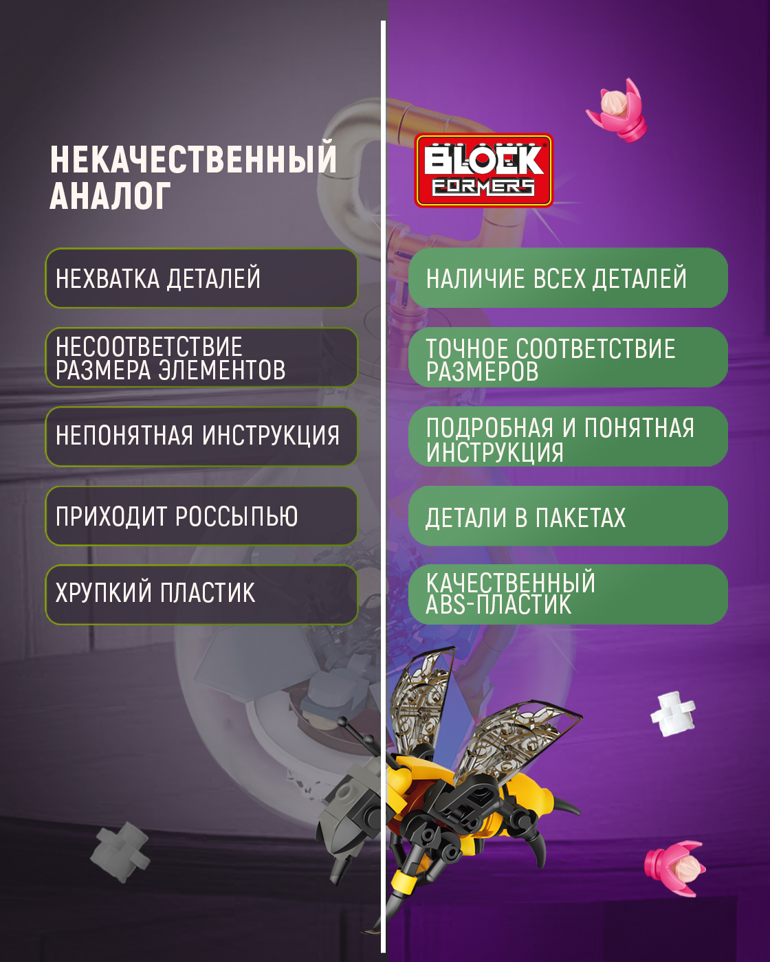 Конструктор Blockformers 161 дет. - фото 4