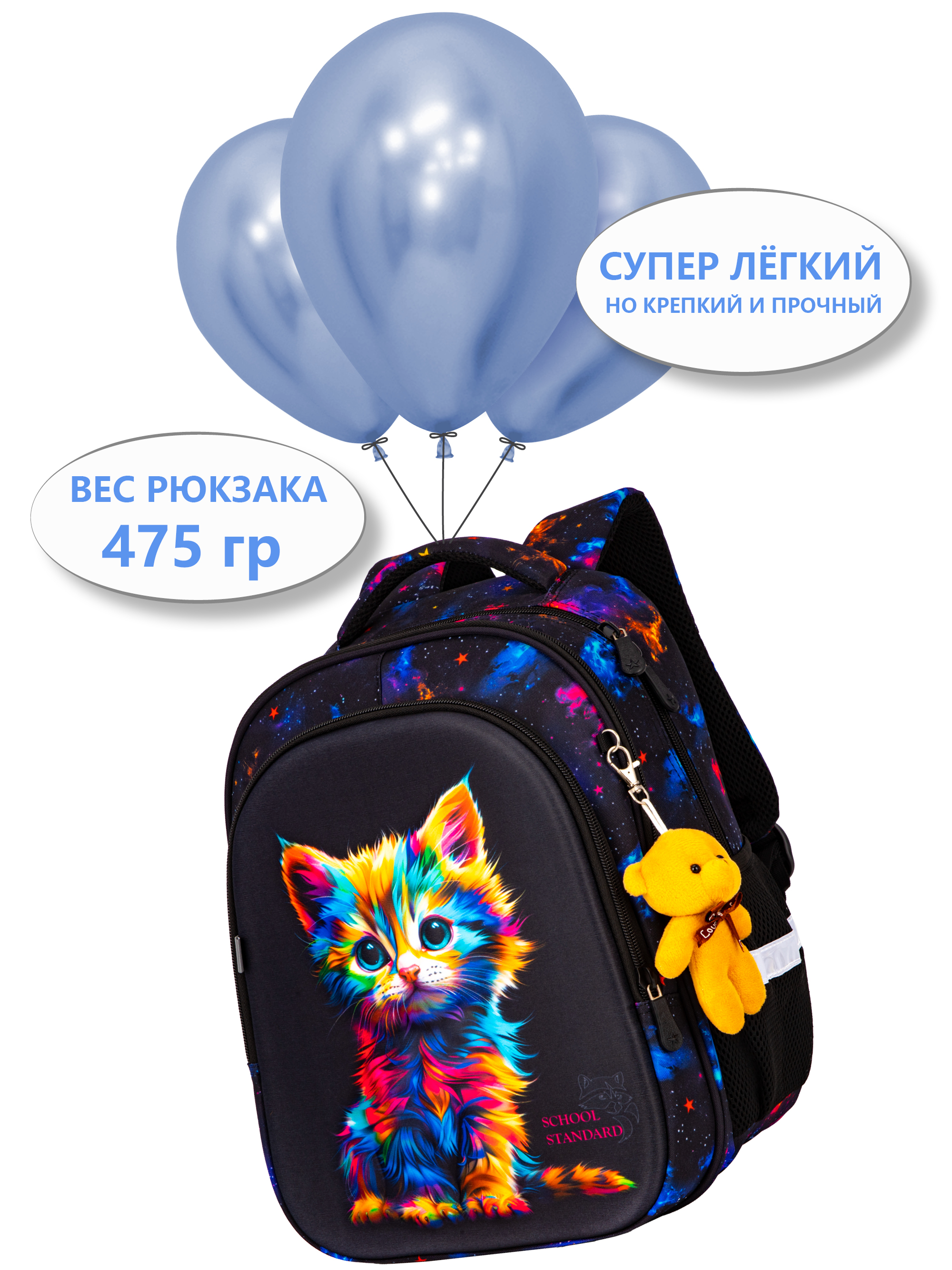 Рюкзак School Standard первокласснику набор 4 в 1 - фото 10