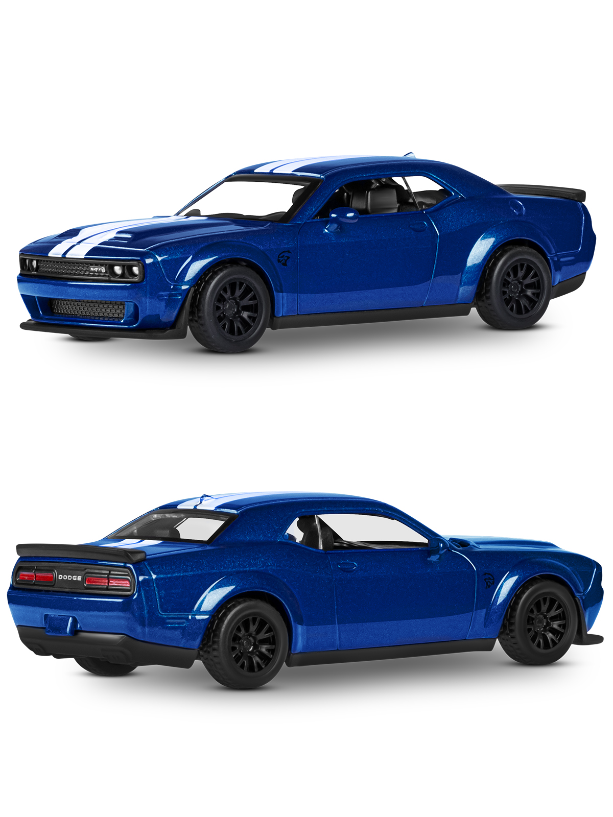 Автомобиль АВТОпанорама Dodge Challenger SRT Jailbreak 1:44 JB1251777 - фото 19