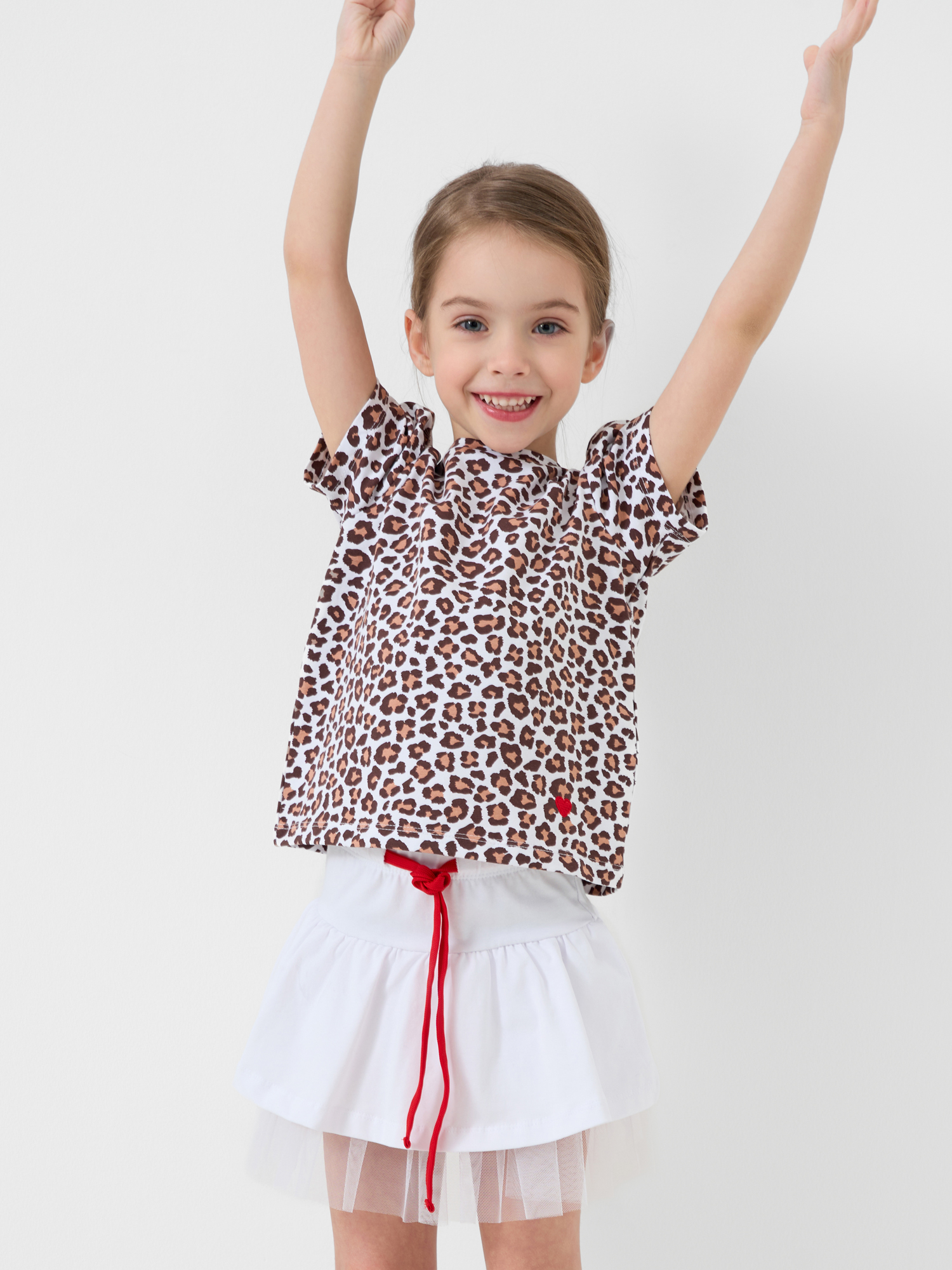 Футболка и юбка-шорты PlayToday 12622363 - фото 4