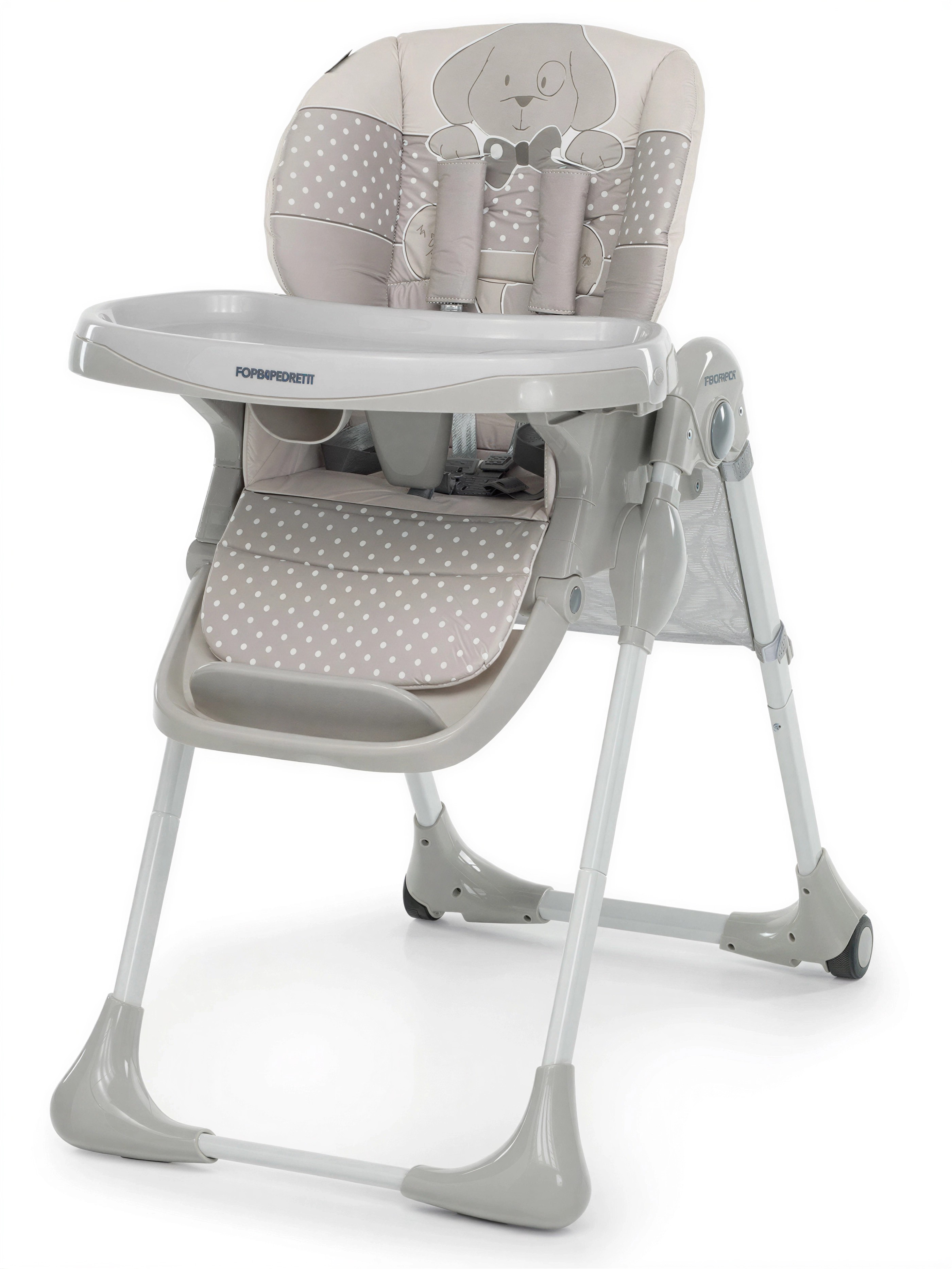 Стульчик для кормления Foppapedretti Meeting серый - фото 1