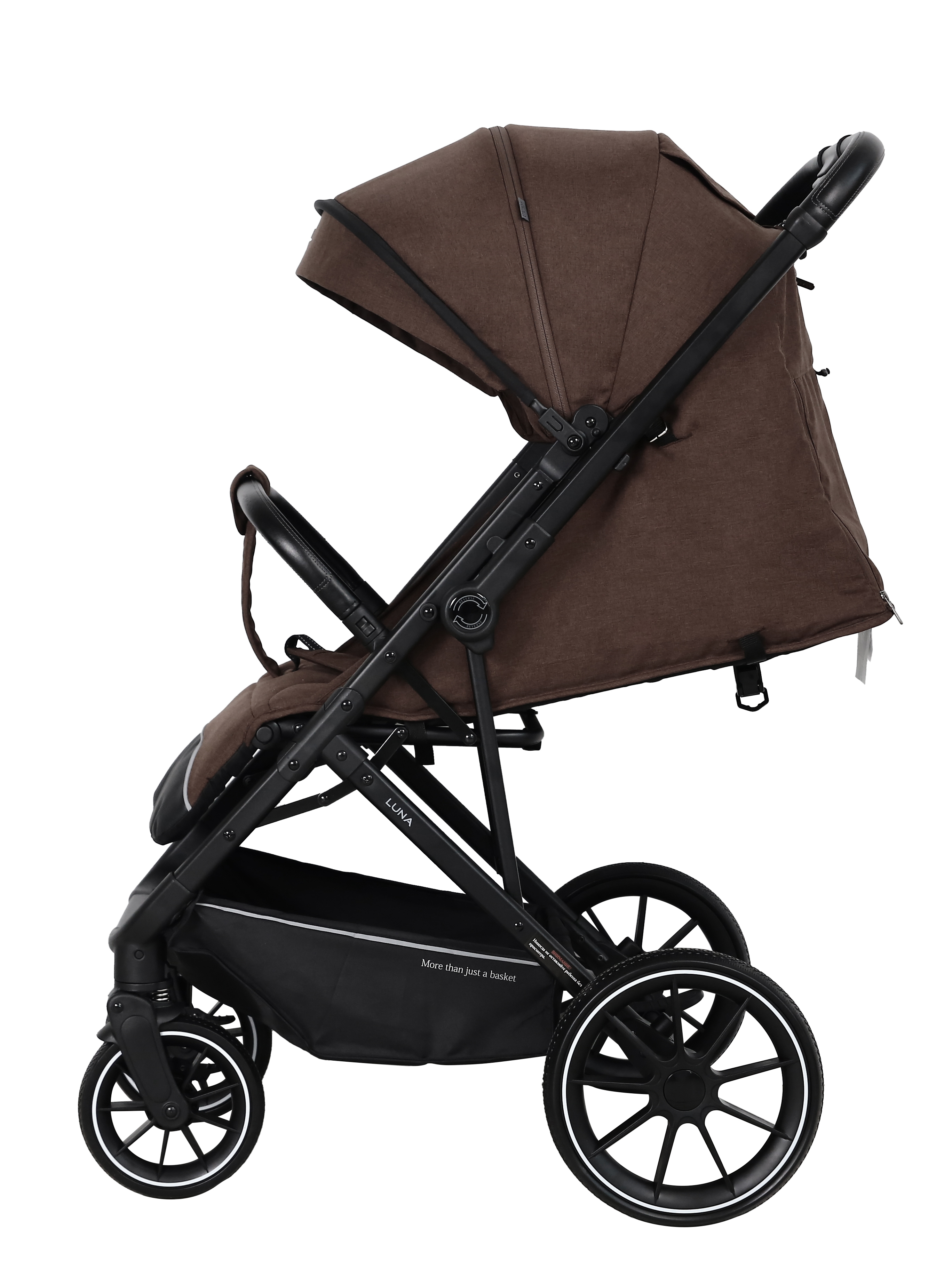 Коляска прогулочная JOVOLA Luna коричневый - фото 10