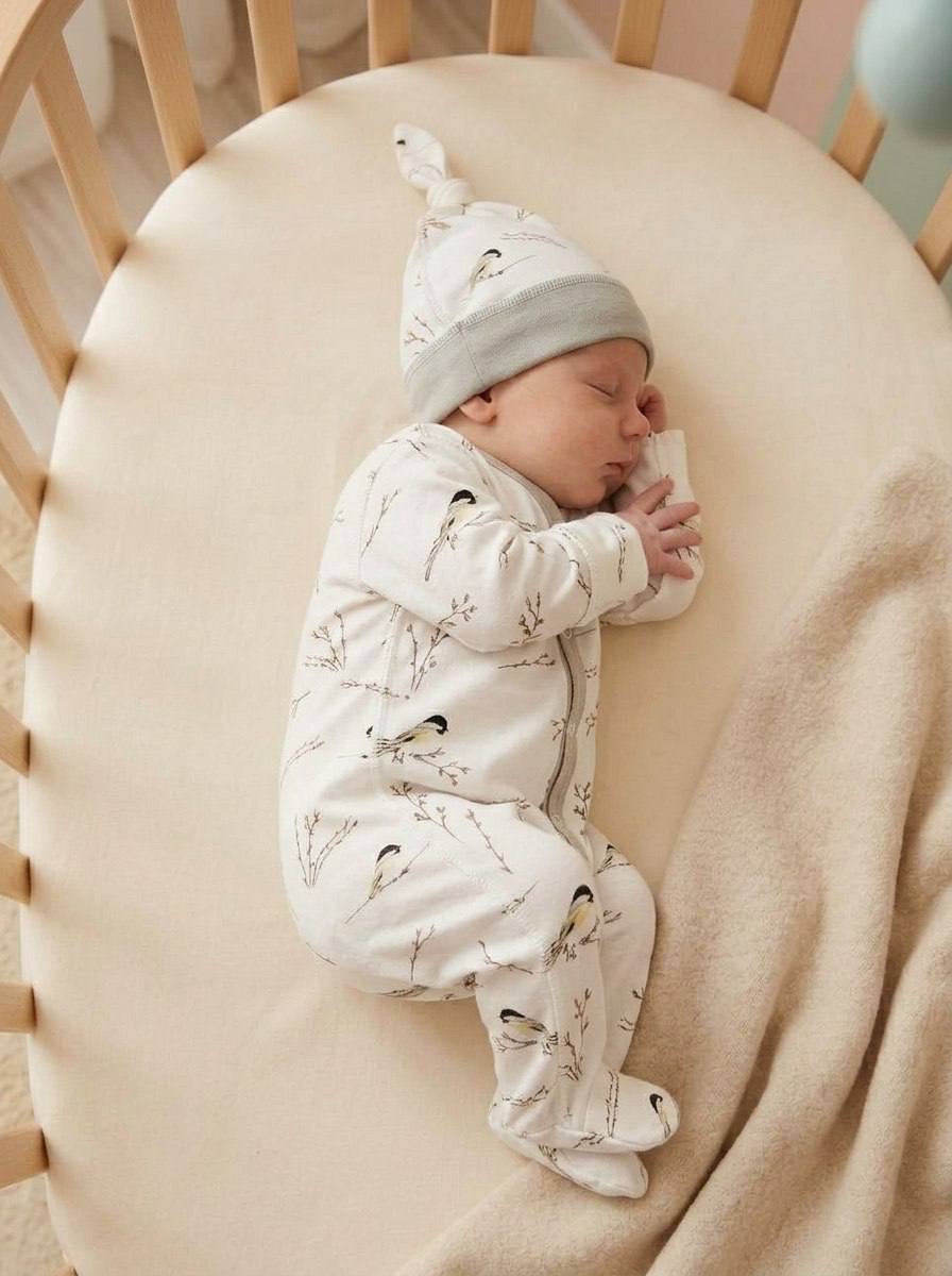 Комбинезон с шапочкой Milkymania 1094синички - фото 1