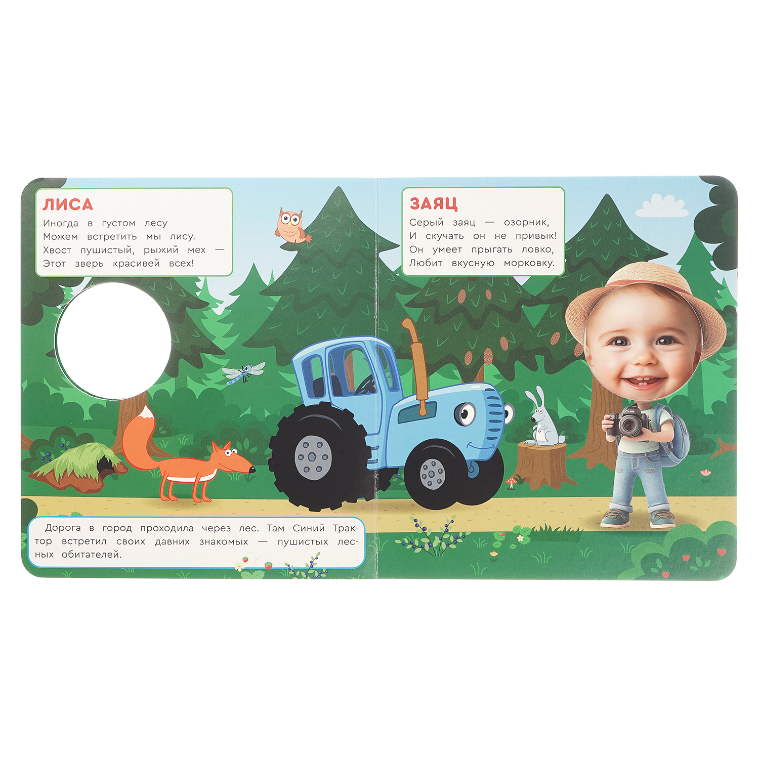 Книга с фотографией УМка Синий трактор Едем в гости - фото 5