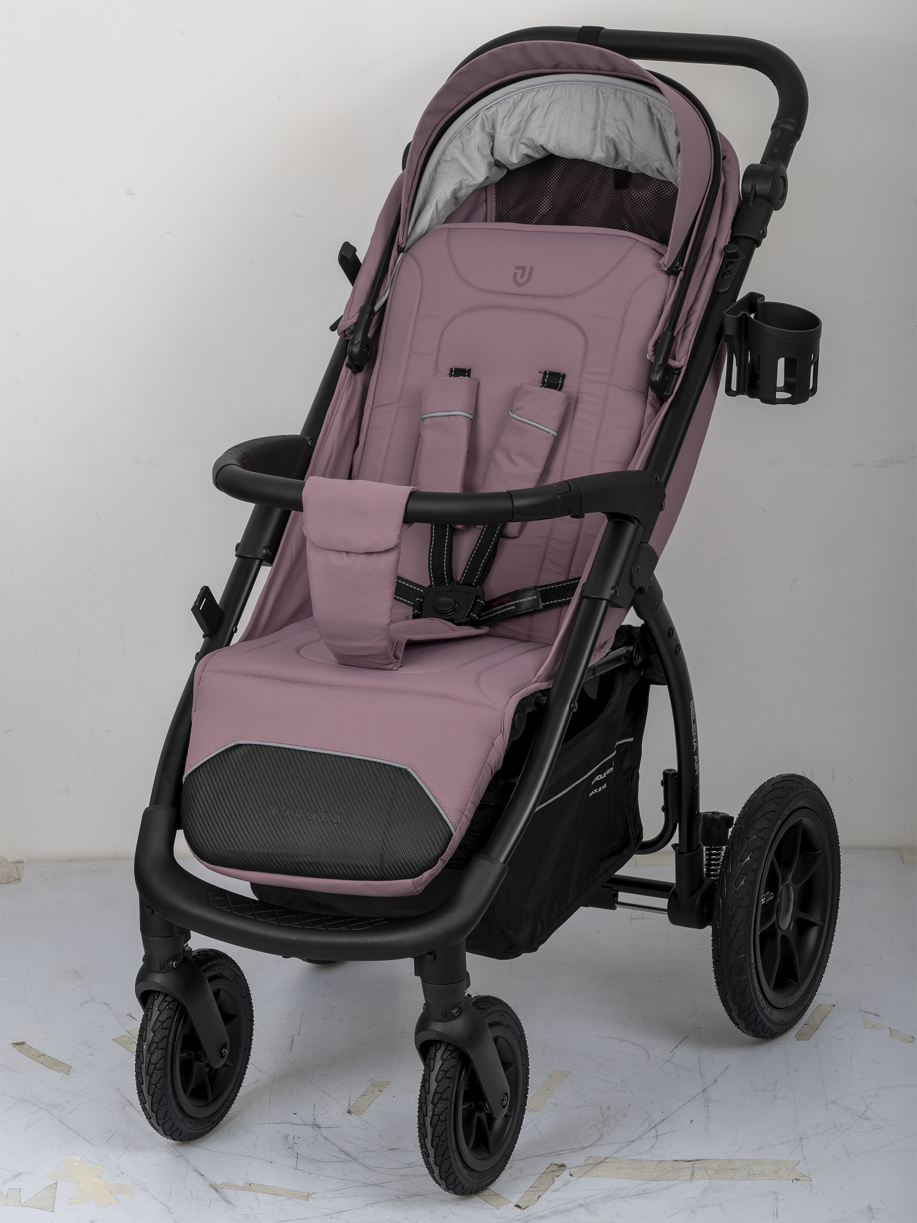 Коляска прогулочная JOVOLA Selena Air Plus розовый - фото 6