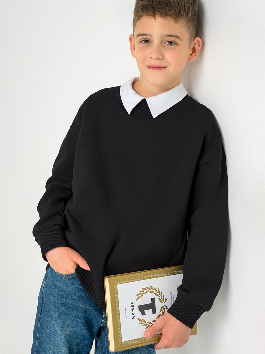 Свитшот HappyFox HF00851черный - фото 7