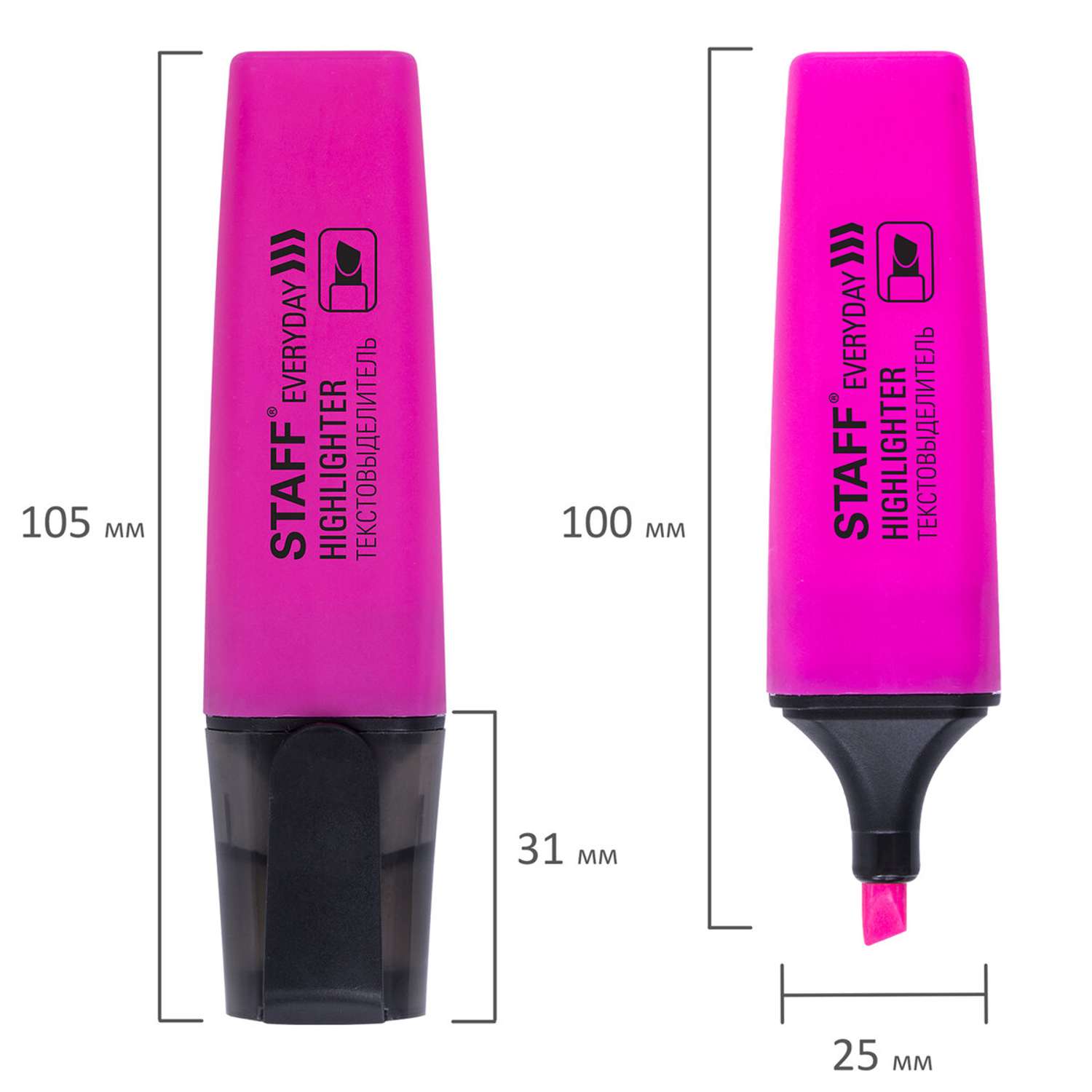 Текстовыделители Staff 1 цв. - фото 3