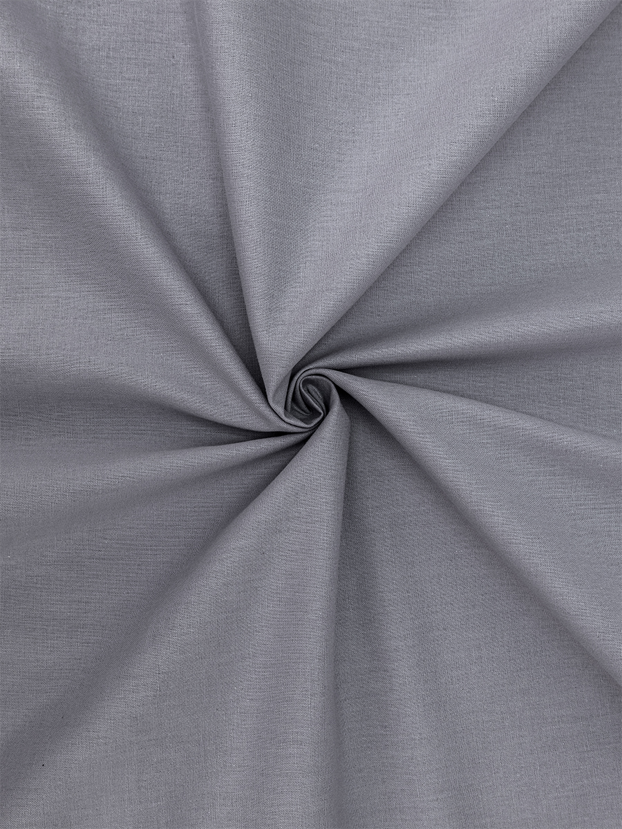 Простыня BRAVO поплин пепельный 140 x 200 см на резинке 1 шт. - фото 4