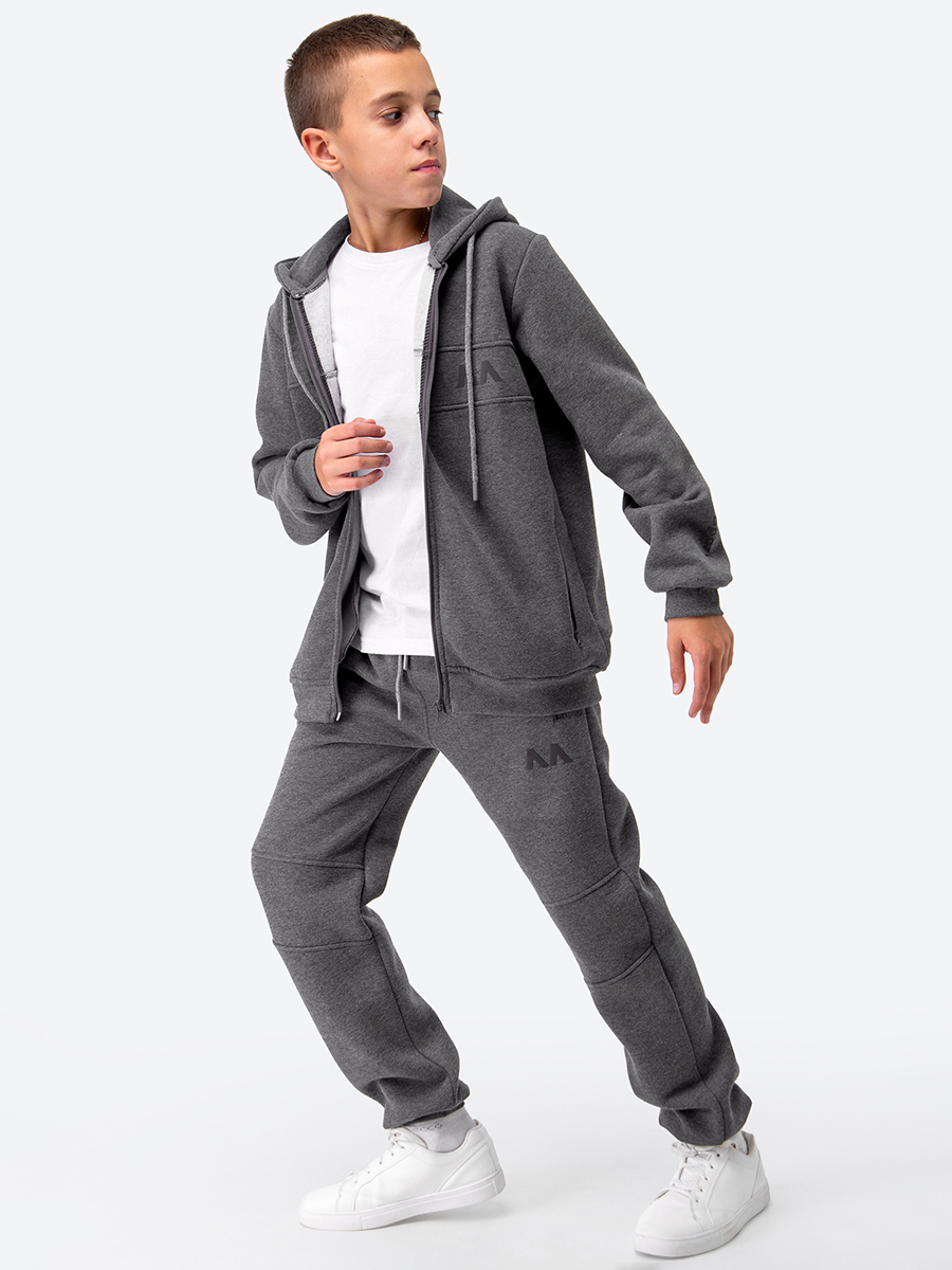 Костюм HappyFox HFJKD7099т.серый - фото 1
