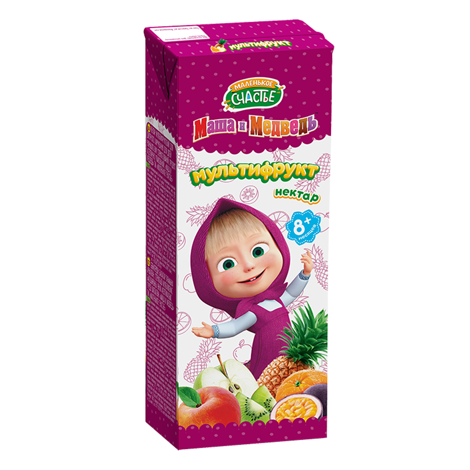 Нектар Маленькое счастье Мультифрукт с 8 мес 0.2 л - фото 2