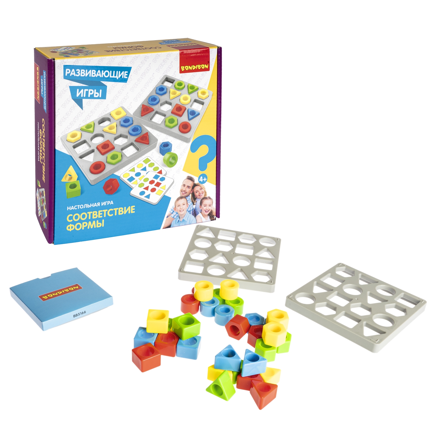 Настольная игра Bondibon на реакцию Соответствие Формы - фото 5
