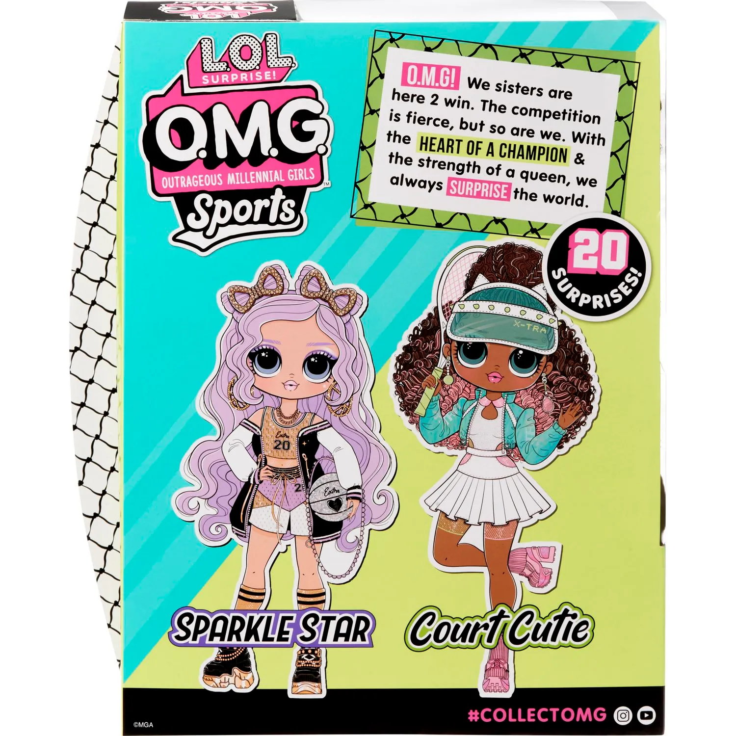 Кукла классическая L.O.L. Surprise! Теннисистка высота 25 см 584247EUC - фото 6