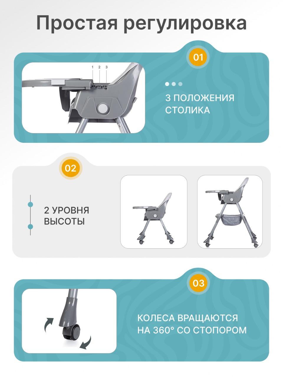 Стульчик для кормления Babyhit Cupcake - фото 4