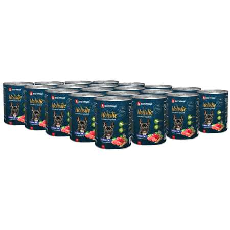 Корм влажный Зоогурман Holistic Ягненок с рисом и овощами для собак 350 г х 20 шт
