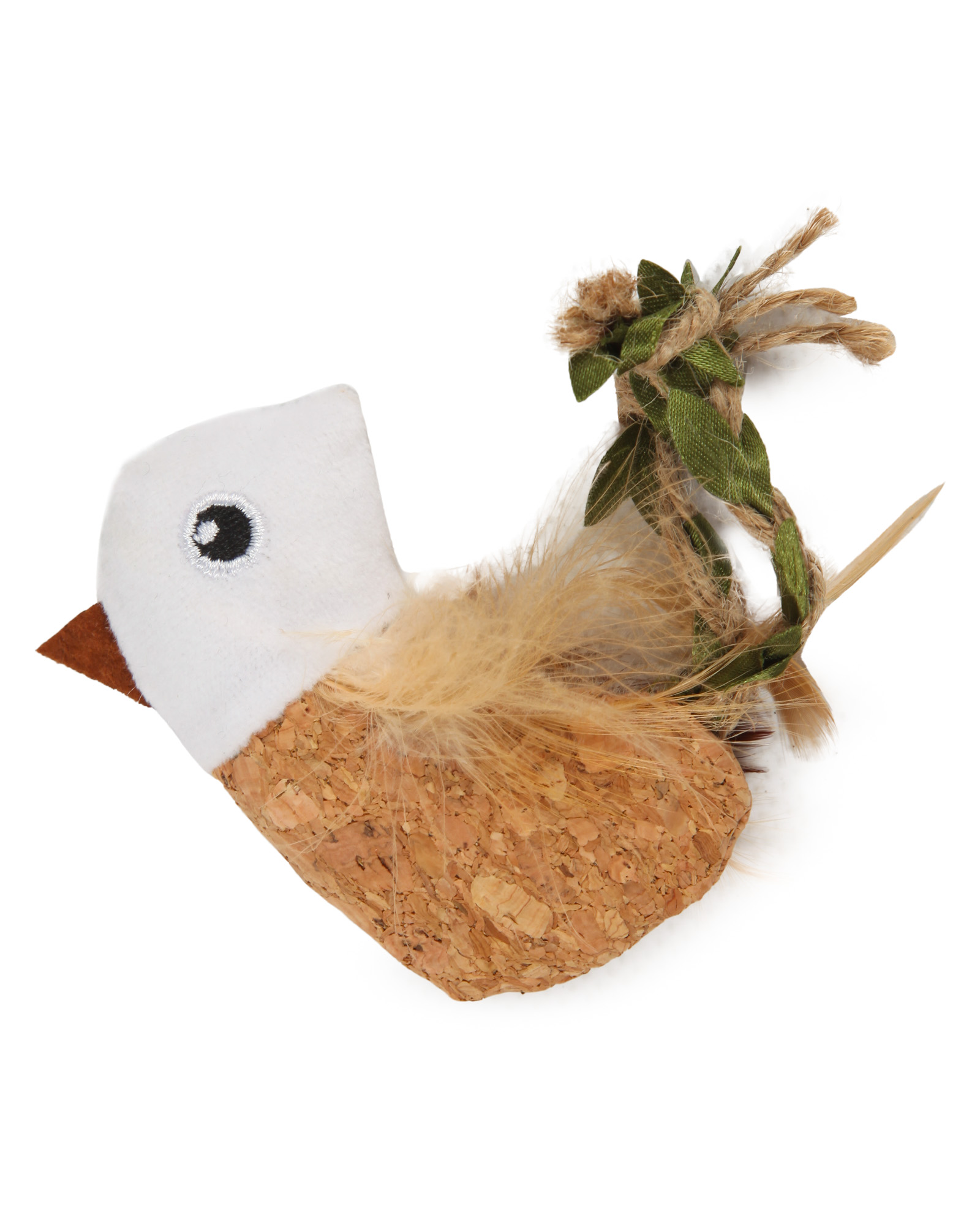 Изображение товара Игрушка для кошек Птенчик с кошачьей мятой безопасная и мягкая