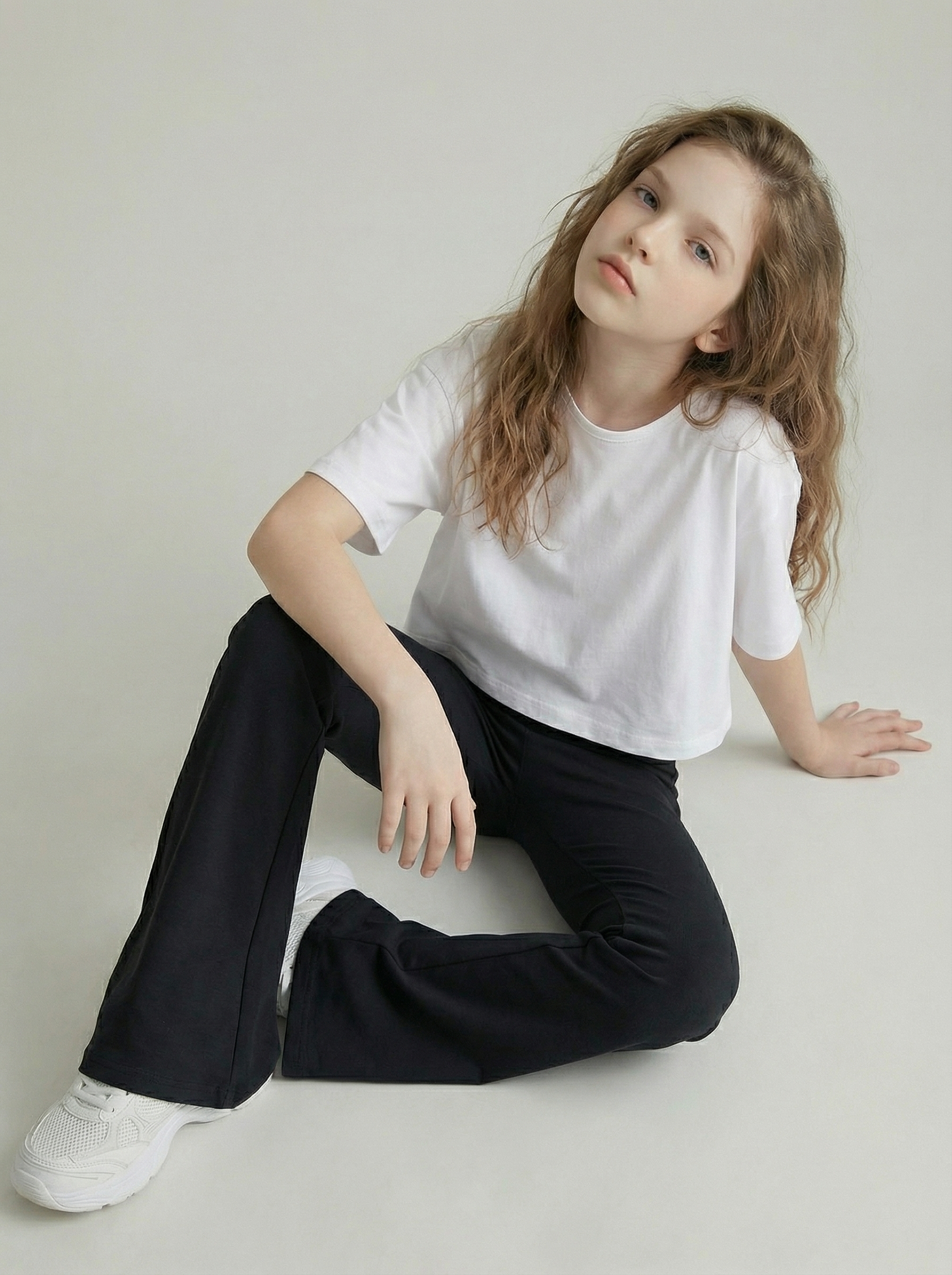 Изображение товара Легинсы YOULALA 140 для девочек, эластичные прогулочные и спортивные леггинсы