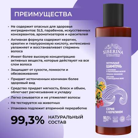 Шампунь Siberina