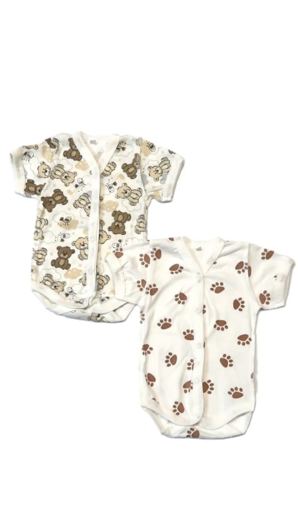 Боди 2 шт Рекантино 2п158-11 Молочный - фото 1