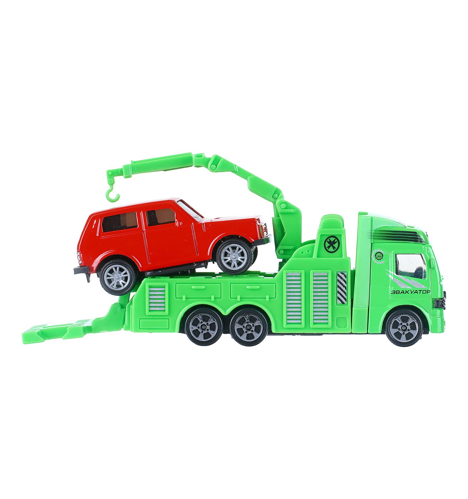 Игровой набор Технопарк LADA 4х4 +Эвакуатор 416407 - фото 3