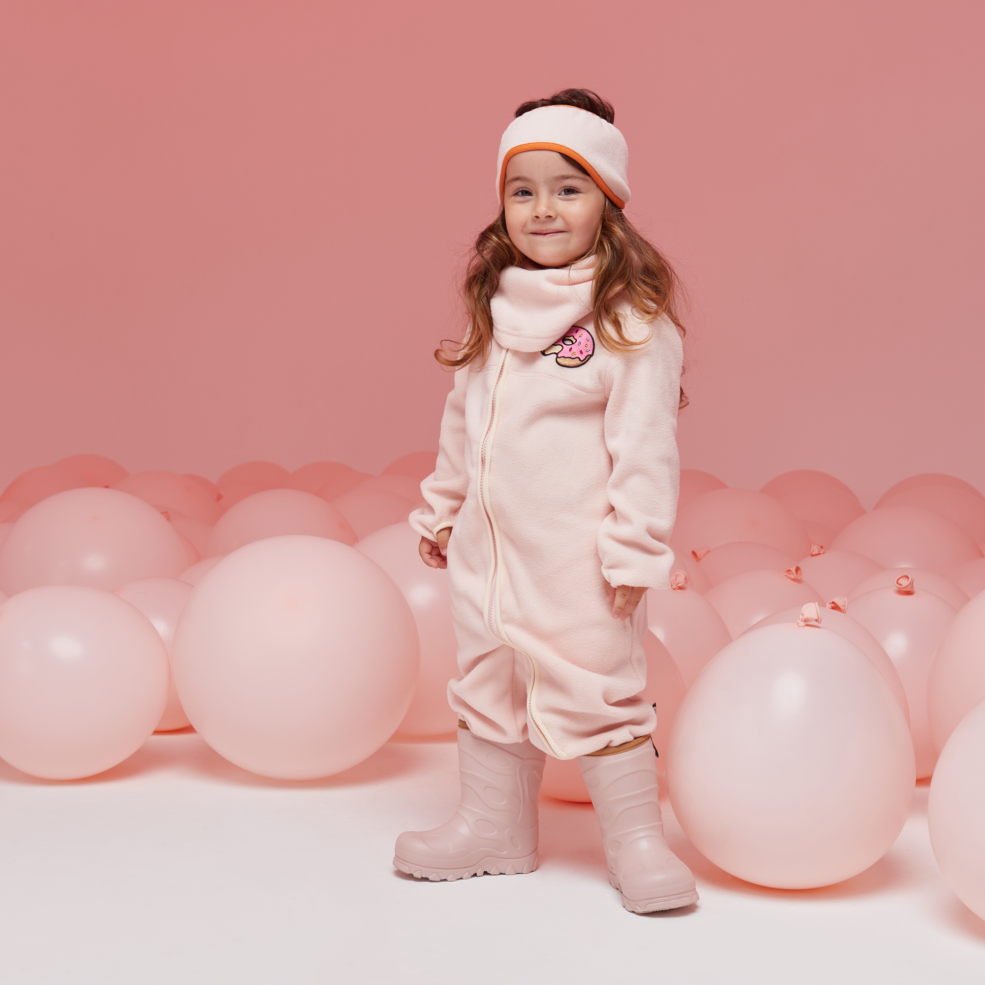 Шарф-снуд Happy Baby 89042_light-pink - фото 3