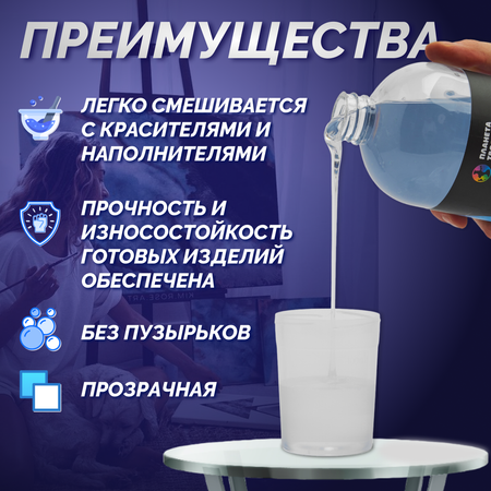 Набор для творчества Планета творчества эпоксидная смола